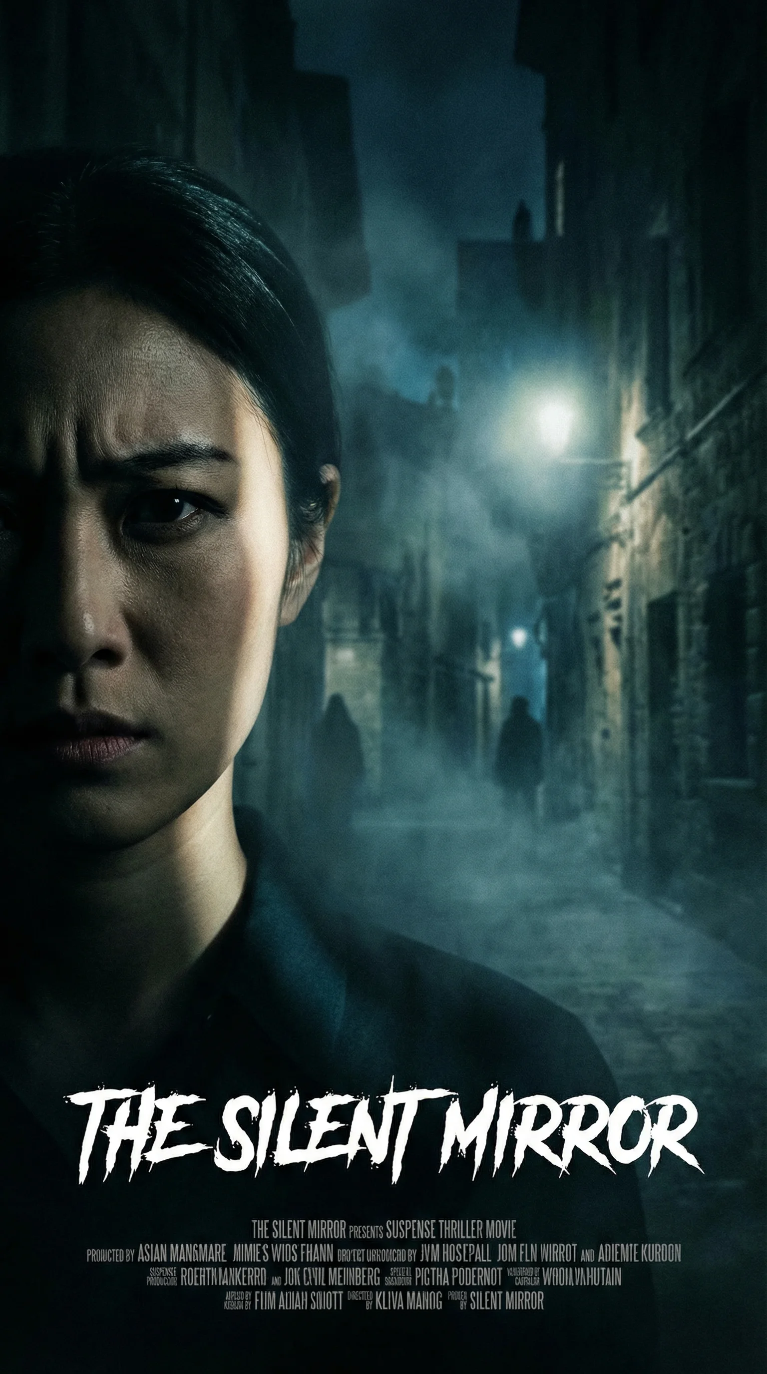 《暗夜追凶》心理悬疑电影海报